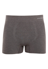 Pánské boxerky Gino bezešvé bambusové šedé (54005) S