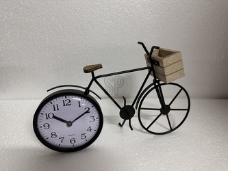 Stolní hodiny Kolo 33,5 cm černé