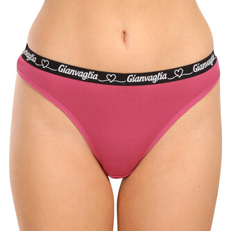 Dámská tanga Gianvaglia růžová (820) XL