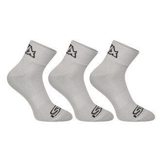 3PACK ponožky Styx kotníkové šedé (3HK1062) L