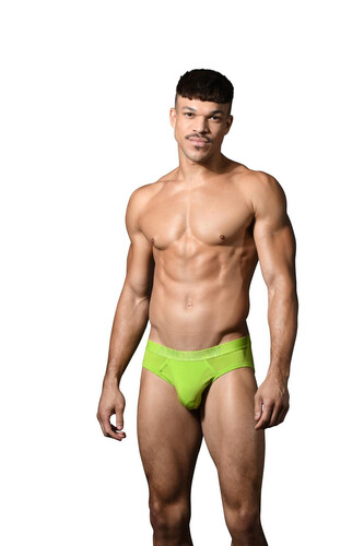 Pánské slipy Andrew Christian zelené BESPOKE (93521-FRHLM) L