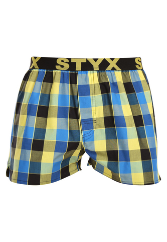 Pánské trenky Styx sportovní guma vícebarevné (B1015) XXL