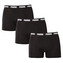 3PACK pánské boxerky Puma černé (701226820 001) L