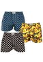 3PACK pánské trenky Styx art klasická guma vícebarevné (3A15901) XXL