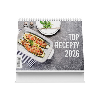 Top recepty 2026 - stolní kalendář