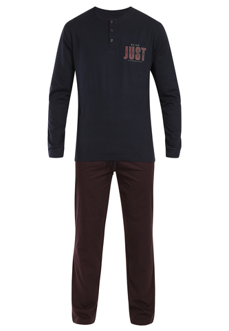 Pánské pyžamo Nedeto vícebarevné (NP008) 4XL