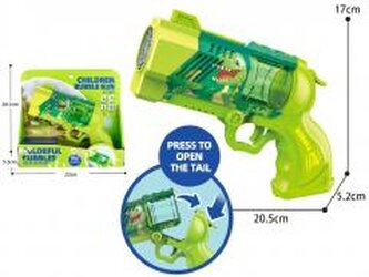 Pistolet na bańki mydlane Dino