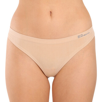 Dámská tanga Gina bambusová béžové (05013) L