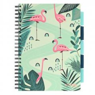 Kołozeszyt Pads A4/100K kratka Jungla zielony