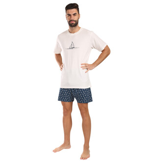 Pánské pyžamo Gino vícebarevné (79172-LGBDZM) XL Pánské pyžamo Gino vícebarevné (79172-LGBDZM) XL