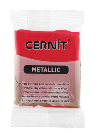 Modelovací hmota Cernit 56g – 400 Metallic Red