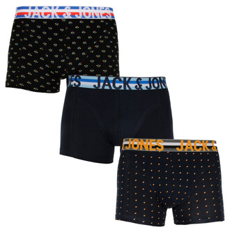 3PACK pánské boxerky Jack and Jones vícebarevné (12151351) L