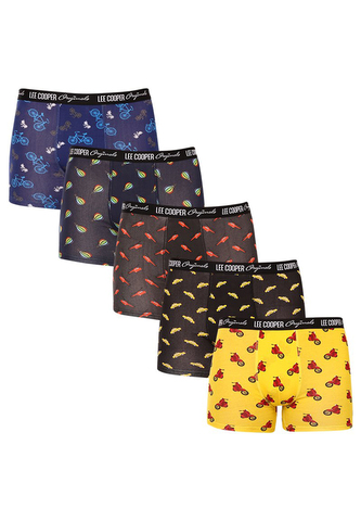 5PACK pánské boxerky Lee Cooper vícebarevné (LCU3200700E-1763083) XL