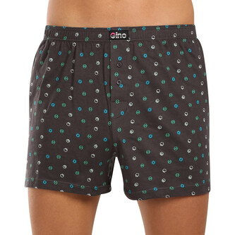 Pánské trenky Gino šedé (75203-DxGMMZ) L Pánské trenky Gino šedé (75203-DxGMMZ) L