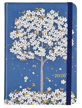 2026 Falling Blossoms Weekly Planner (16 Months, Sept 2025 to Dec 2026)