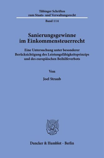 Sanierungsgewinne im Einkommensteuerrecht