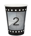 Papírové kelímky The Cinema – filmová klapka, 270 ml, 10 ks
