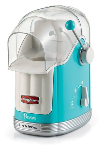 Ariete Party Time Popcornovač s pákou 2958/01, modrý
