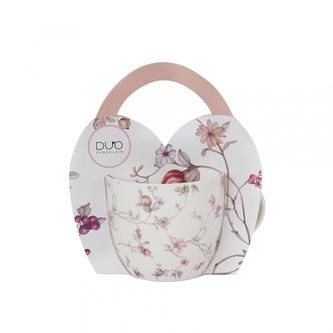 Porcelánový hrnek SAFA 460 ml v papírovém košíku