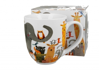 Porcelánový hrnek XXL Psí svět ANIMALS 1000 ml v dárkové krabičce