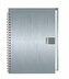 Wochen-Cheftimer A5, Alu silber 2026