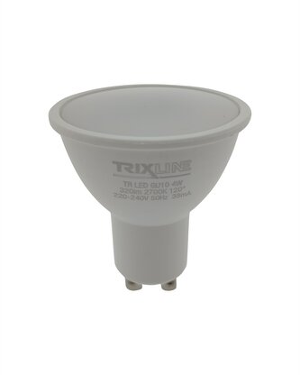LED žárovka Trixline 4W 320lm GU10 teplá bílá
