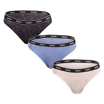 3PACK dámské kalhotky HUGO vícebarevné (50535254 961) L