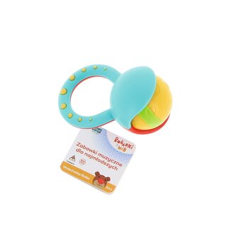PROMO Zabawka muzyczna Grzechotka Roller Bobaski i Miś p20 61776 Trefl