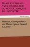 Memoirs, Correspondence and Manuscripts of General Lafayette