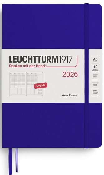 Week Planner 2026 Medium (A5) Ink
