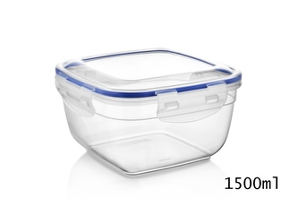 Dóza AIRTIGHT Square 1500ml 17x17x9cm