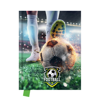Památník JUNIOR 14x18 cm, 80 list. čistý - Football