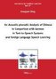 An Acoustic-phonetic Analysis of Chinese in Comparison with German in Text-to-Speech Systems and Foreign Language Speech Learnin