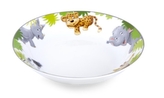 talíř d19cm hluboký, AFRIKA, dětský, porcelán