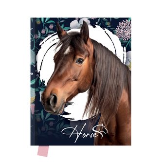 Památník JUNIOR 14x18 cm, 80 list. čistý - Horse