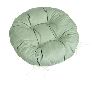 Sedák Adéla prošívaný kulatý - Khaki - průměr 40 cm