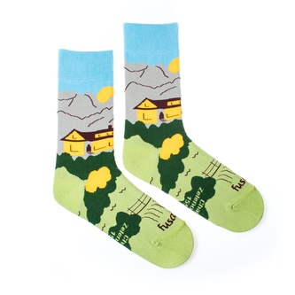 Ponožky Chata pri Zelenom plese Zelené S (35-38)