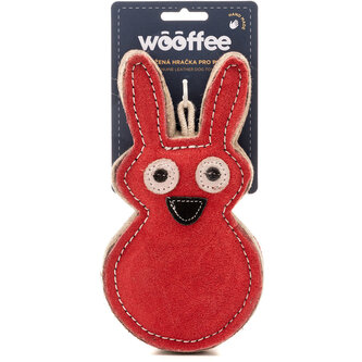 Wooffee kožená hračka Vysmátý králík