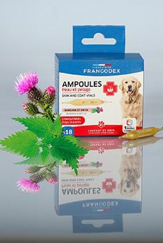 Francodex Skin and Coat ampulky pes, štěně 18x1ml