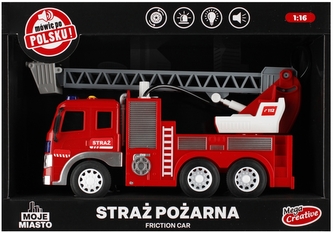 Auto Straż Pożarna z wodą Moje Miasto MEGA CREATIVE 522121 Auto Straż Pożarna z wodą Moje Miasto MEGA CREATIVE 522121