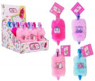 Długopis 6-kolorowy plusz mix CUBIE SQUAD