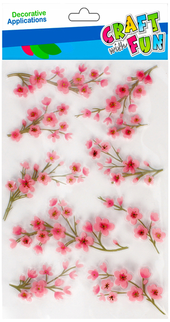 Naklejki 3D Kwiaty CRAFT WITH FUN 501866 Naklejki 3D Kwiaty CRAFT WITH FUN 501866