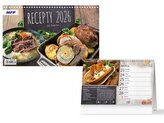 kalendář 2026 stolní Recepty 1061678