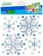 Ozdoba dekoracyjna samoprzylepna kryształki Śnieżki Boże Narodzenie CRAFT WITH FUN 521607