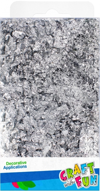 Ozdoba folia do złocenia Srebrna Boże Narodzenie CRAFT WITH FUN 501919 Ozdoba folia do złocenia Srebrna Boże Narodzenie CRAFT WITH FUN 501919