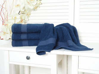 B.E.S. - Petrovice, s.r.o. Osuška froté 70x140 Adria - Modrá Dress (19-4024)