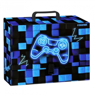 Teczka z rączką A4/95mm Pad blue STARPAK 559320