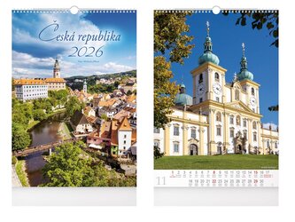 kalendář 2026 nástěnný Česká republika 1061627