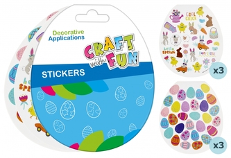 Książeczka wielkanocna  z naklejkami  6 arkuszy Wielkanoc CRAFT WITH FUN 531863