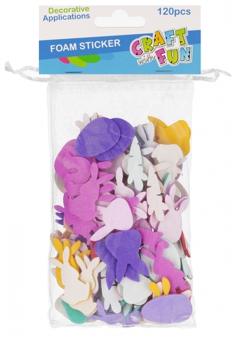 Ozdoba dekoracyjna Eva Wielkanoc samoprzylepna 120 szt. CRAFT WITH FUN 553727 Ozdoba dekoracyjna Eva Wielkanoc samoprzylepna 120 szt. CRAFT WITH FUN 553727